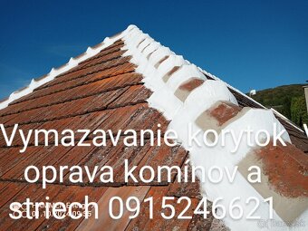 Vymazávanie korýtok oprava komínov 0915246621 - 14