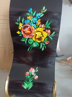 Boulle hodiny starožitný, Swiss made, Saints Helena - 14