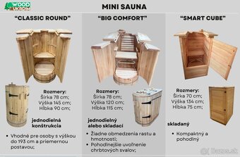 Domaca parna sauna mini mobilná sauna parna auverdic sauna - 14