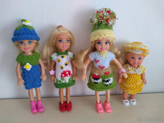 Zimné šaty pre bábiky barbie ken chelsea evi skiper bábo - 14
