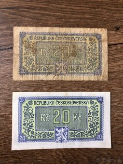 Bankovky PROTEKTORÁT a ČSR 1 - 14