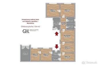 REZERVOVANÉ Priestranný rodinný dom so 6 izbami a garážou –  - 14