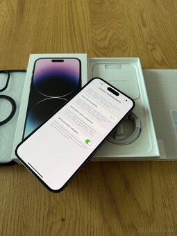 iPhone 14 Pro Max 128 gb Deep Purple v záruke +prislušenstvo - 14