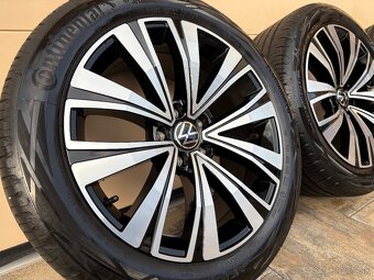 ALU DISKY VW MUSCAT SCHWARZ 5x112 R18 +LETNE PNEU 245/45 R18 - 14