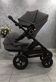 TROJKOMBINÁCIA STOKKE TRAILZ BLACK MELANGE - 14