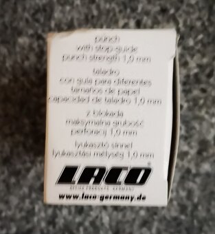 Kancelárske dierovače rôznych typov výrobcov SAX a LACO. - 14