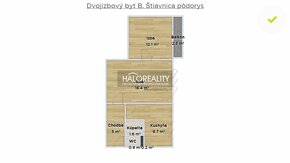 HALO reality - Predaj, dvojizbový byt Banská Štiavnica, BEZB - 14