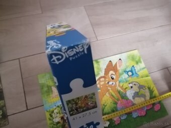 Puzzle Hľadá sa Dory, Macko PU, Bambi, Minnie, Ebchantimals - 14