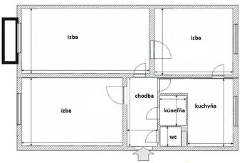 1107 Bezbariérový tehlový trojizbák Košice-Sever - 14