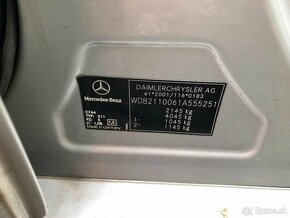 Mercedes E220 w211 2.2CDI 110kW automat klima tažné serviska - 14