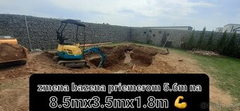 Zemné a výkopove práce minibagrom 1.6t, prevazacie prace - 14