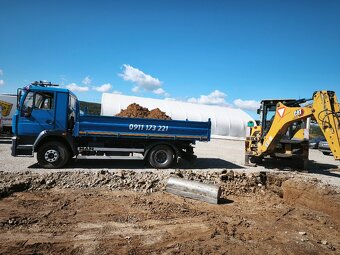 Preprava sypkých materiálov - NOSNOSŤ 8T - 14