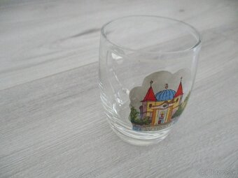 sadu troch starožitných sklenených pohárov - 14