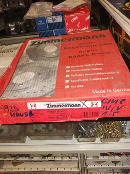 Prodám nové přední, zadní brzdové kotouče Zimmrmann Ferodo - 14