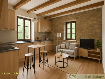 Kamenný domček pri Detve – rozpracovaná chalupa s veľkým p - 14