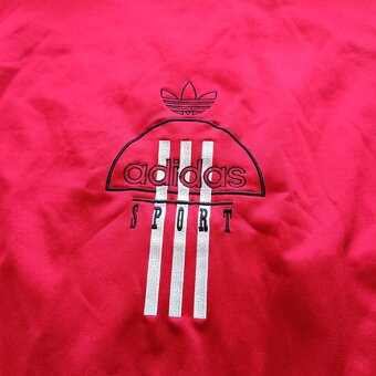 Vintage 80s Adidas tracksuit jacket bunda mikina na zips M - 14