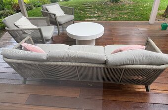 Predám krásny záhradný nabytok Exterio béžova - 14