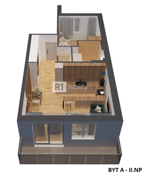 TOP INVESTÍCIA RiverResort 2 izb. byt 2AA / Banka Spa Piešťa - 14