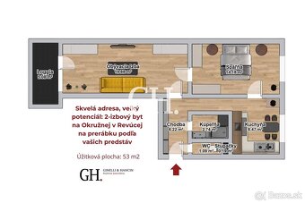 REZERVOVANÉ - ZNÍŽENÁ CENA - 2-izbový byt na Okružnej na pre - 14