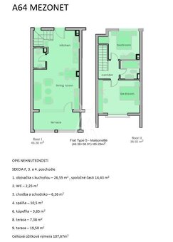 3 IZBOVÝ MEZONET APARTMÁN A64, TOPOLA, BULHARSKO LETOVISKO W - 14