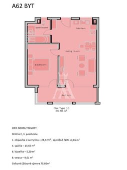 2 IZBOVÝ APARTMÁN A62, TOPOLA, BULHARSKO LETOVISKO WHITE COA - 14