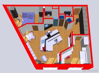 SIMI real - novostavba- 3 izbový byt s lódžiou s každej izby - 14