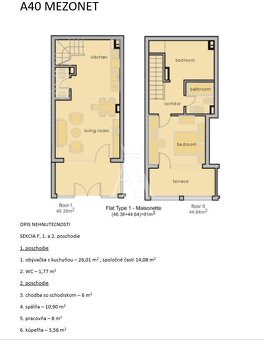 3 IZBOVÝ MEZONET APARTMÁN A40, TOPOLA, BULHARSKO LETOVISKO W - 14