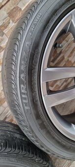 Predám orginal VW elektrony 5x100 r16 et46 J7, 215/45 letné - 14