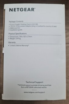 Netgear ProSAFE GS108 GbE switch - 14