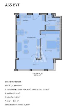 2 IZBOVÝ APARTMÁN A65, TOPOLA, BULHARSKO LETOVISKO WHITE COA - 14