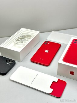 iPhone 11 RED 128GB TOP STAV NOVÁ BATÉRIA 100% - 14