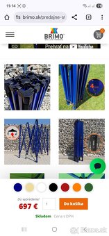 Brimo nožnicový stanok. Altánok. Predajný stánok - 14