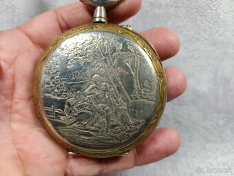 Obrovské kapesní hodinky Régulatéur, 67mm, 192g - 14