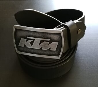 Luxusní kožený opasek s přezkou TRIUMPH - nový, nepoužitý - 14