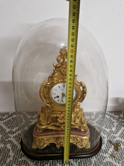 Starožitné hodiny pod sklom Paris - 14