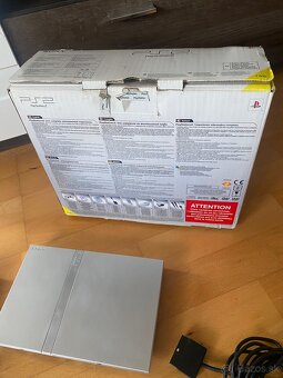 Sony Playstation 2 Satin Silver + Krabica Ps2 herná konzola - 14