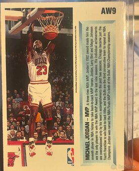 Basketbalové kartičky Michael Jordan staré - 14