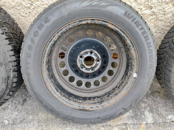 Plechové disky 6 1/2 J x 16H2 IS39 + 205/60 R16 Firestone W - 14