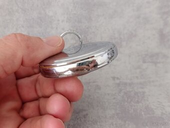 Zajímavé staré německé kapesní stopky Junghans 1/10s. - 14