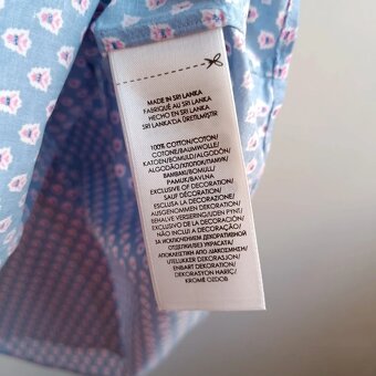 Polo Ralph Lauren modrá košeľa s dlhým rukávom s kvetmi S - 14