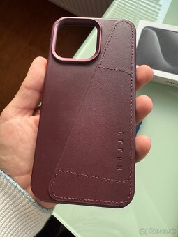 iPhone 15 Pro Max 256GB black titanium + 3x kožené kryty - 14