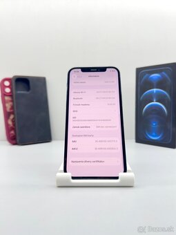 iPhone 12 PRO 128GB BLUE TOP STAV NOVÁ BATÉRIA 100% - 14