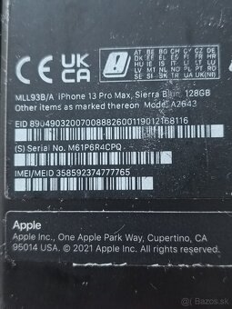 IPHONE 13 PRO MAX 128GB - 14