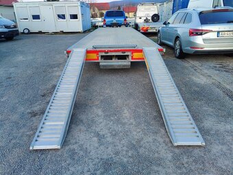 Prívesný vozík - trojnápravové plato - 14