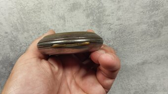 Velké dvouplášťové kapesní hodinky Régulatéur + retez - 14