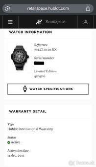 Hublot King Power Unico Black Magic 48mm LIMITED 500pcs - 14