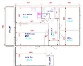Slnečný 4 - izbový byt - Sídlisko Nad Jazerom - 14