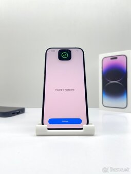 iPhone 14 PRO 256GB DEEP PURPLE TOP STAV+PRÍSLUŠENSTVO - 14