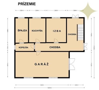 Dvojgeneračný čiastočne zrekonštruovaný rodinný dom - Veľká  - 14