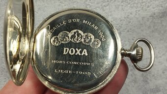 Krásné kapesní hodinky DOXA do sbírky, medaile - 14
